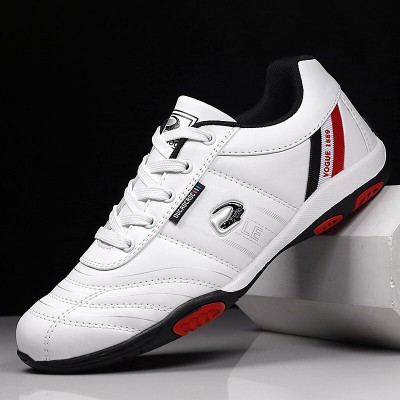 Men Daily Lace Up Casual Stitching Microfiber Leather Shoes