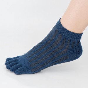 Men Women Breathable Wicking Short Ankle Sock Outdoor Sports Deodorant Five  Finger Socks